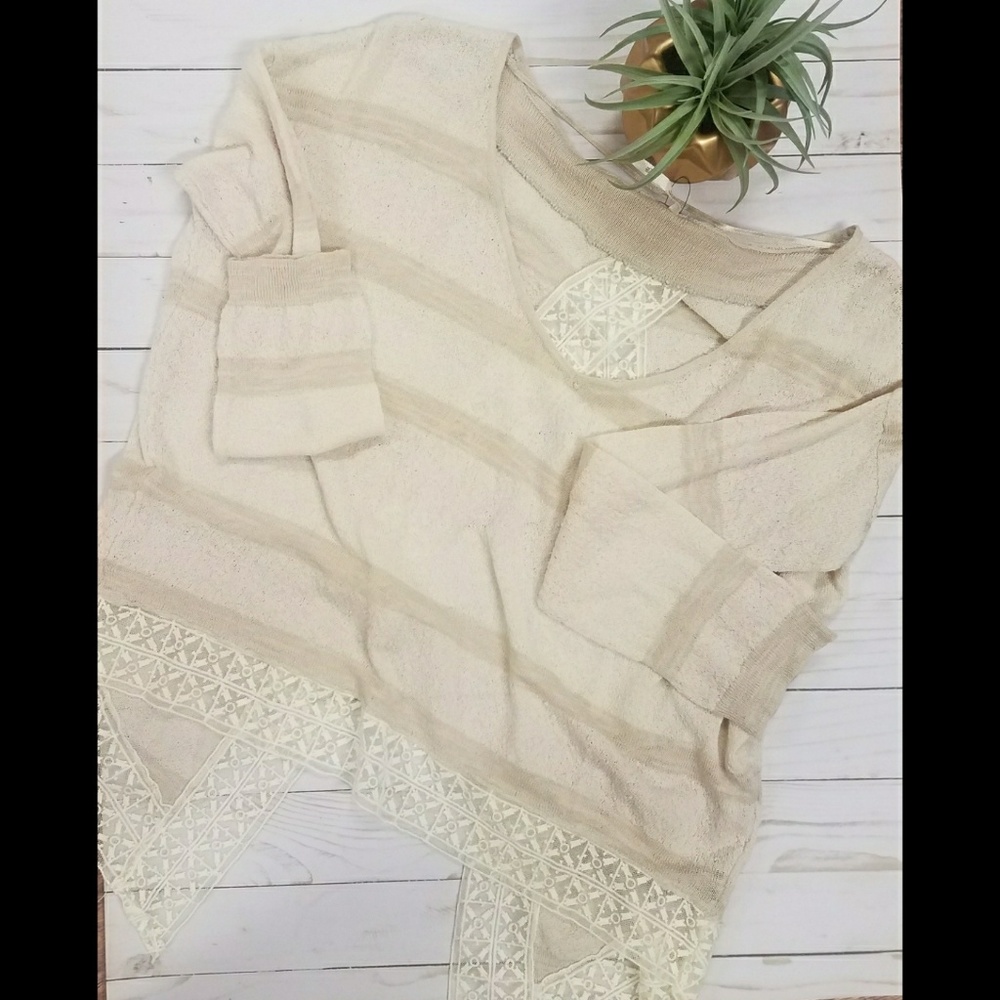 NWT Free People "Pebble Dash" top